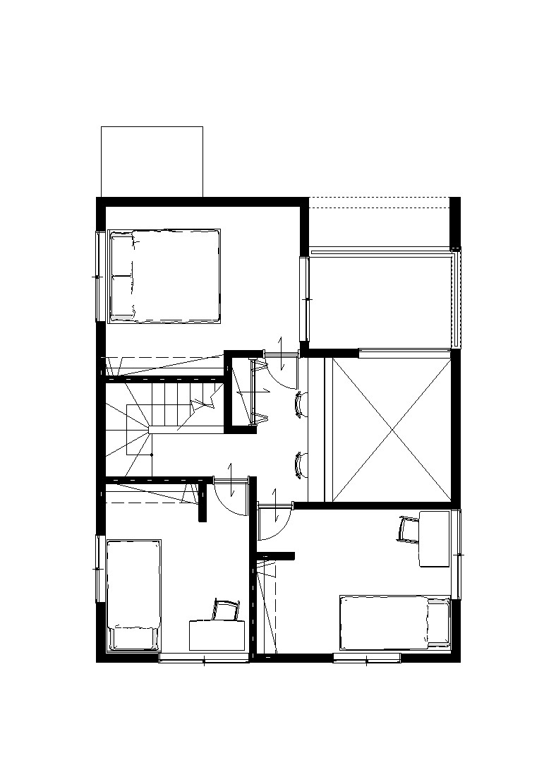温品モデルハウス平面図2F