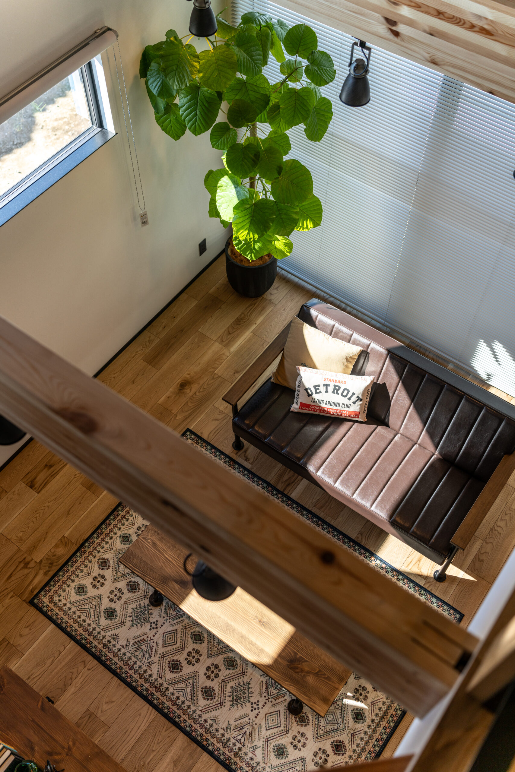 開放感あふれる吹き抜け