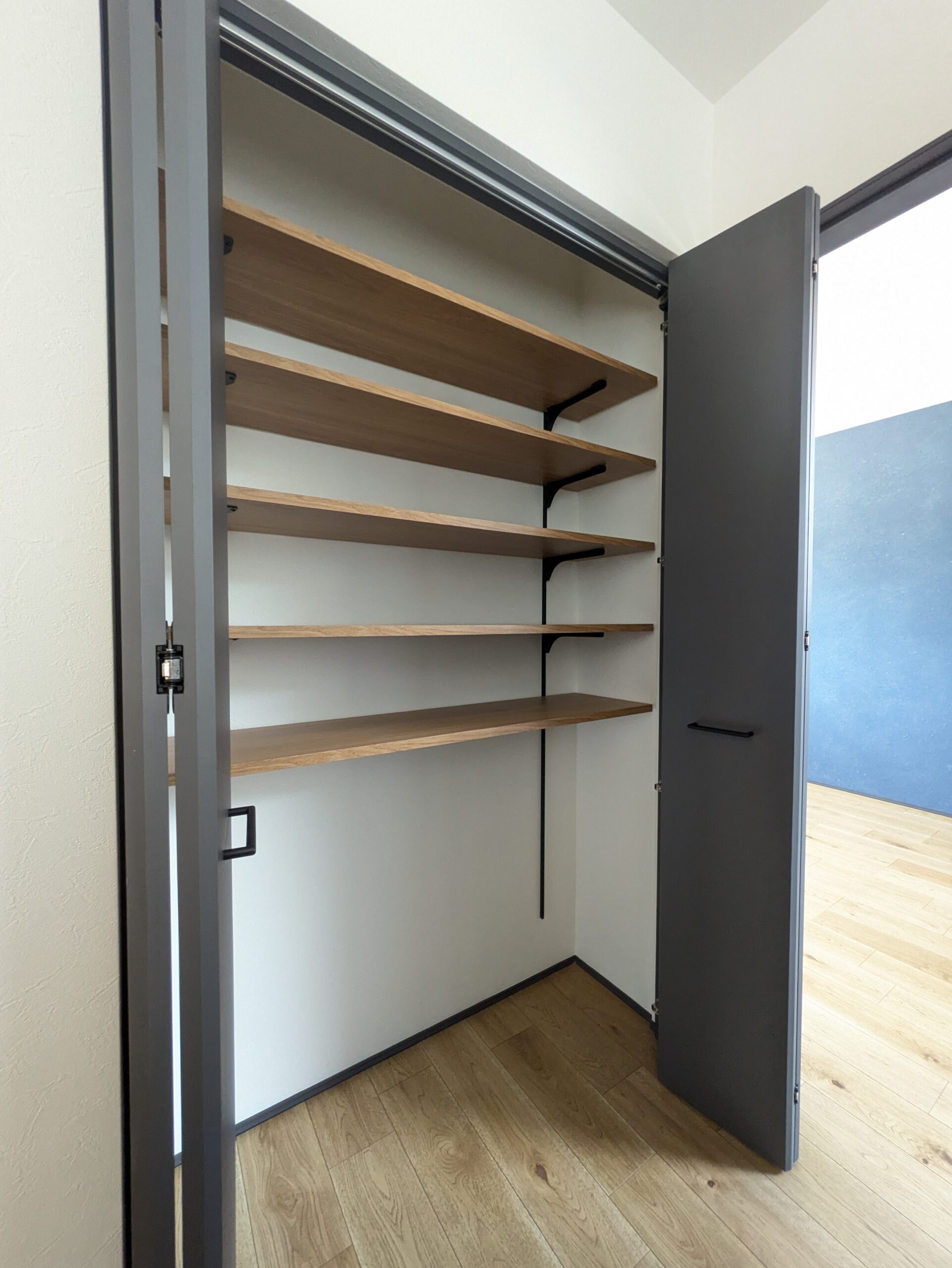 可動棚付き収納