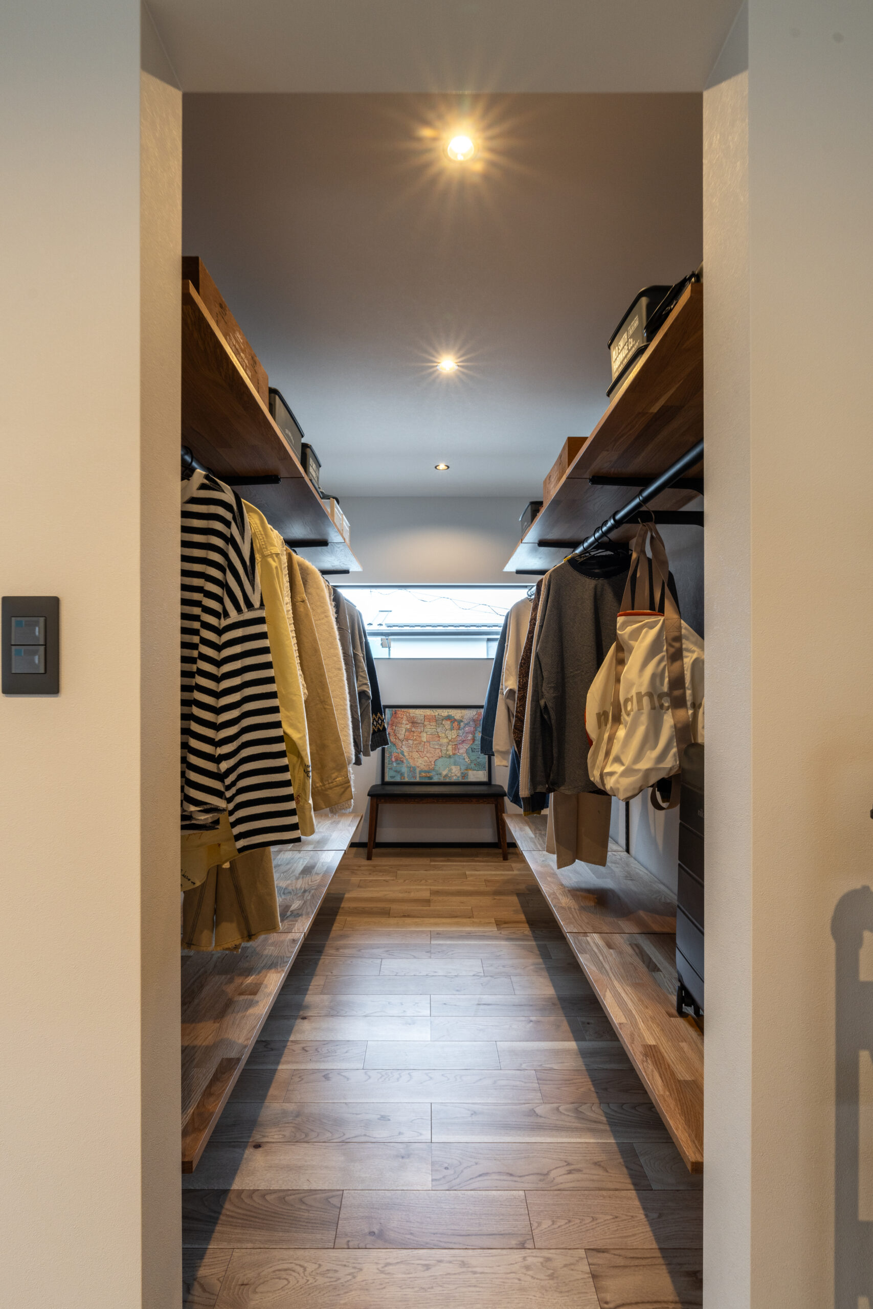 大容量の多目的収納